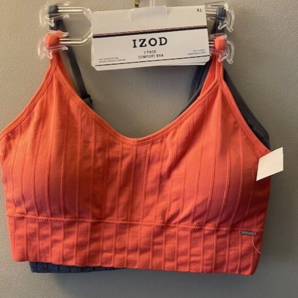 NWT Izod 2 pack Comfort Bra XL - Picture 1 of 1